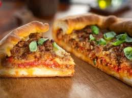 Deep Dish Sausage Pizza My Kind Of Town Chicago Valerie Bertinelli Valerie S Home Cooking On Th Food Network Recipes Sausage Pizza Recipe Sausage Pizza