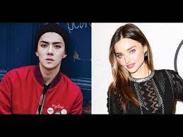 Exo sehun yaşadığı en güzel anlardan birini yaşıyor! Sehun Exo Miranda Kerr Ketahuan Youtube