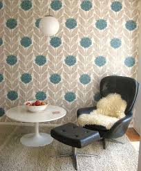 Chateau A Gogo Orla Kiely Flower Blossom Wallpaper Now Available Decor Interior Design Wallpaper Accent Wall Decor