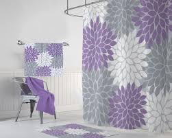10% coupon applied at checkout. Purple Gray Flower Shower Curtain Lavender Gray Bathroom Decor Shared Girl Custom Monogram Personali Best Bathroom Colors Bathroom Colors Gray Bathroom Decor