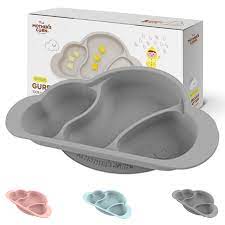 Amazon.com: Mother's Corn Suction Plate for Baby | Divided Food-Grade 100%  Silicone Feeding Bowls and Dishes for Kids, Infants & Toddlers - BPA-Free,  Microwave, Dishwasher & Oven Safe | Cloud Design |