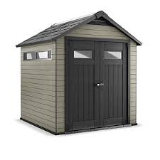 Nous en connaissons un rayon ! Abri De Jardin Composite Keter Fusion 759 Gris 5 25m Castorama