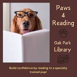 Paws For Reading at Oak Park Library