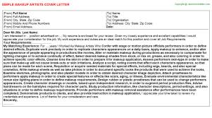 Jan 31, 2017 · game artist cover letter. Makeup Artists Cover Letter