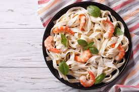 Drain spaghetti and combine with the sauce, lemon zest and parsley. Creamy Seafood Medley Fettuccine Recipe Vitacost Blog