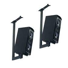 Our range of speaker wall mounts for just about every application from small satellite speakers to large bookshelf speakers. Pinpoint Mounts Side Clamping Bookshelf Speaker Ceiling Mount Wayfair