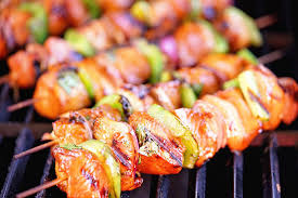 How long to cook chicken kabobs on a gas grill. Teriyaki Chicken Kabobs Bowl Me Over