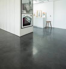 Basalt Dark Grey Polished Concrete Floor Colours Lazenby House Floor Design Concrete Stained Floors Floor Design