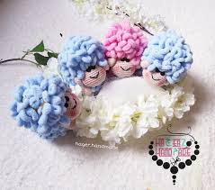 Crochet Amigurimi Sheep Floral Handmade Shop Handmade