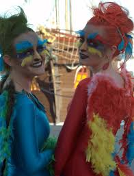 Parrots Papagei Kostum Karneval Piratenhochzeit