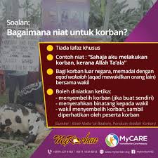 Korban @ ho chi minh, vietnam. Bagaimana Niat Untuk Ibadah Korban Mykorban