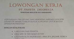 Wijaya karya (persero), tbk, pt. Pt Amc Kiic Lowongan Kerja Pt Kaneta Indonesia Kiic Karawang Berita