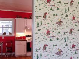 Best kitchen cabinet ideas modern, farmhouse, and diy. Elizabeth S Red And White Kitchen And Cath Kidston Cowboy Wallpaper
