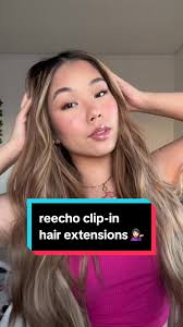 Light Brown Hair with Blonde Highlights Clip-in Extensions