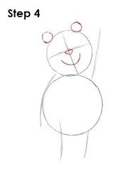 First draw a circle and draw a line around the circle as if it were a ball (in both directions). Draw Winnie The Pooh Step 4 Winnie The Pooh Drawing Draw Winnie The Pooh Winnie The Pooh Cartoon