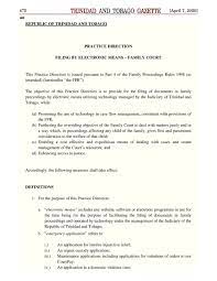 There are several stipulations that must be met for a document to be enforceable: The Law Association Of Trinidad And Tobago On Twitter Dear Member Please Find Attached Practice Directions For Filing By Electronic Means In The Family Court Dated April 7 2020 2 2 Https T Co 1mhkfkxm9q