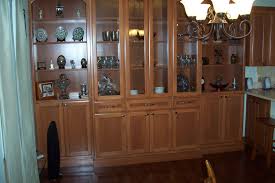 beech china hutch & reveneer kitchen