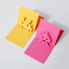 Tabs can be wide or narrow depending on what kind of art you choose. 8 Bit Pop Up Card The Heart Shopping Centre Walton On Thames Surrey