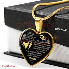 11/17/2017 12:01pm est | updated november 17, 2017. To My Wife Luxury Necklace Unique Gift Wife And Husband Gold Heart Necklace336wg Luxury Necklace Gifts For Wife Heart Of Gold