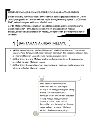 Singapura dipisahkan dari malayan union dan ia kekal sebagai tanah jajahan inggeris. Penentangan Rakyat Terhadap Malayan Union