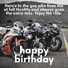 31 Happy Birthday Motorcycle Memes Quotes Sayings Bahs