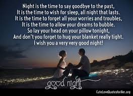 Good Night Love Poems For Her Love Poem For Her Good Night Quotes Good Morning Quotes For Him