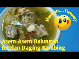 Akan menyajikan resep masakan asem asem balungan kambing yang gurih. Asem Asem Balungan Tetelan Daging Kambing New Youtube