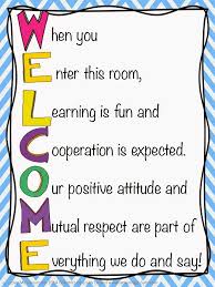 Welcome Door Sign I Love My Classroom Classroom Door