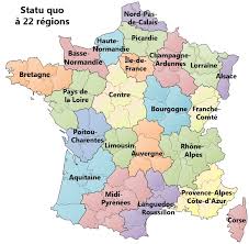 Carte de la france : Reforme Territoriale De 22 A 14 Regions Puis 13