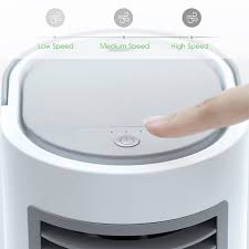 4.5 out of 5 stars. 5v 3 Speeds Portable Air Cooler Usb Oval Air Conditioner Fan Mini Water Cooling Fan Conditioner