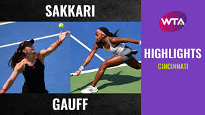 We're still waiting for maria sakkari opponent in next match. Maria Sakkari Vs Coco Gauff 2020 Cincinnati First Round Wta Highlights Youtube