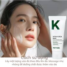 Kem Dưỡng Prettyskin Vita K-Cica Max Calming & Recovery Cream 60ml Kem  Vitamin K Hỗ Trợ Phục Hồi Da Sau Lăn Kim, Peel Da