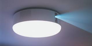 寝室がホームシアターに popin aladdin 照明 寝室 照明 シーリング プロジェクター 天井