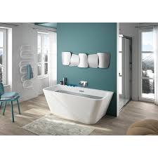 Baignoire Ilot Rectangulaire L 75 Blanc Monobloc 170x75 Allibert En 2020 Baignoire Baignoire Rectangulaire Salle De Bain