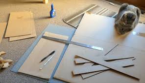 I have about ten million cardboard boxes so. Homemade Cardboard Cat Scratcher Planetjune By June Gilbank Blog