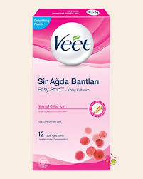 Veet Easy Strip Sir Agda Bandi Normal Ciltler 12 Adet Koltuk Alti Bant Urunler