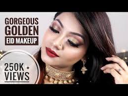 gorgeous golden eid makeup tutorial