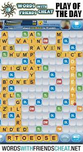 Play Of The Day Cocreator 91 Points Words With Friends Point Words Words