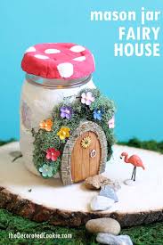 If not, you can check out the photo below to see what i mean: Fairy House Idea Air Dry Clay And Mason Jars Make A Light Up Fairy Garden