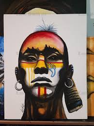 Indigenous People's Day celebration with Apache art