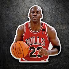 Sticker Michael Jordan Chicago Bulls 23 | MuralDecal.com