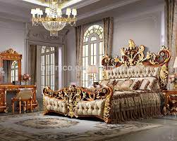 Watch this amazing pink classic style italian bedroom. Bisini Luxury Palace King Size Bed Royal Golden King Size Bedroom Furniture Buy Luxury Bed Italian Bedroom Furniture Royal Bedroom Furniture Product On Alibaba Com