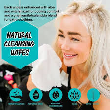 Body Wipes For Women No Shower KLEAN FREAK Body Cleansing Wipes 12-Pack