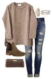 Cold Rainy Day Sweater Fashion Fashion Casual Outfits