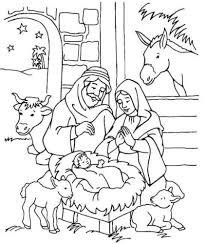 Looking for a christmas stocking colouring page? Free Nativity Coloring Pages Printable
