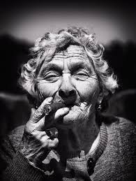 Black And White Old Woman Portrait Photography Happiness Is Portrait Photography Portrait Interesting Faces