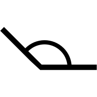 Acute angles measure less than 90 degrees. Obtuse Angle Icons Download Free Vector Icons Noun Project