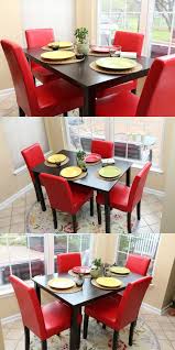 Dining Sets 107578 5 Pc Red Leather 4 Person Table And Chairs Red Dining Dinette Buy It Now Only 250 On Eb Table And Chairs Formal Dining Tables Dinette