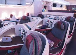 Qatar Airways Business Class A350 900 Review The Blonde Abroad Business Class Qatar Airways Business Class Flight
