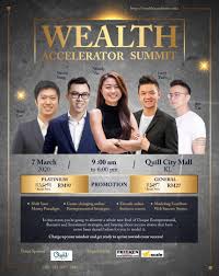 Our passion is to have fundamental conversations about your hopes, dreams, and desires. Wealth Accelerator Summit Ticket2u